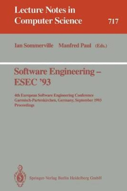 Software Engineering - ESEC '93, Ian Sommerville (Edited ) Manfred Paul ...