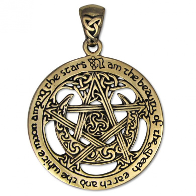 Sterling Silver Butterfly Pentacle Pentagram Earring Studs Dryad Design Wiccan