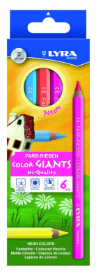Lyra Pencils Colour Giants Rainbow 36 - Treelight Toys