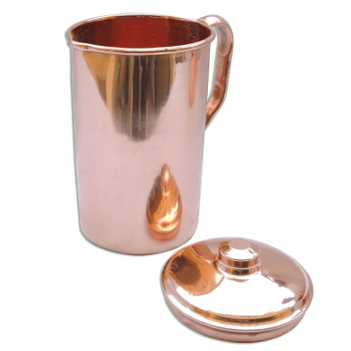 Copper Pitcher for Ayurveda Health Benefit by HealthGoodsEU Pure Copper Water Jug
