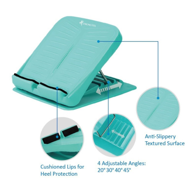 BESPORTBLE Portable Slant Board Adjustable Incline Boards Calf Stretcher Desk Foot Rest Anti Slip Foot Stool Ankle Stretching Calve Stretch Wedge BESPORTBLE Portable Slant Board Adjustable Incline Boards Calf Stretcher Desk Foot Rest Anti Slip Foot Stool Ankle Stretching Calve Stretch Wedge