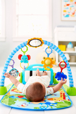 MQIAOHAM skip hop play mat jigsaw soft mats interlocking floor baby puzzle eva foam outdoor equipment square puzzles board portable foldable crawling childrens rug babies white orange blue 101102107