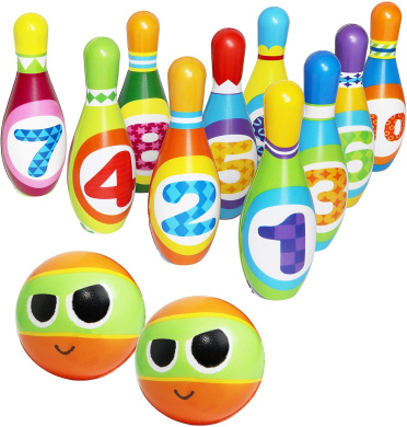 kids ten pin bowling set