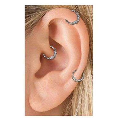 Zysta 7PCS Zirconia Cubic Crystal Acrylic 8mm Barbell Posts Base Studs Earring Cartilage Ear Lip Piercing