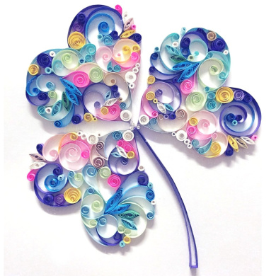 Bantoye 26 Colors Paper Quilling Strips 1040 Art Paper Strips Colorful DIY Paper Quilling Strips Set of 4 Sizes