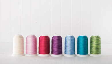 2000 yd Superior Threads 121029XX940 ELS Cotton Candy 3-Ply 40W King TUT Cotton Quilting Thread